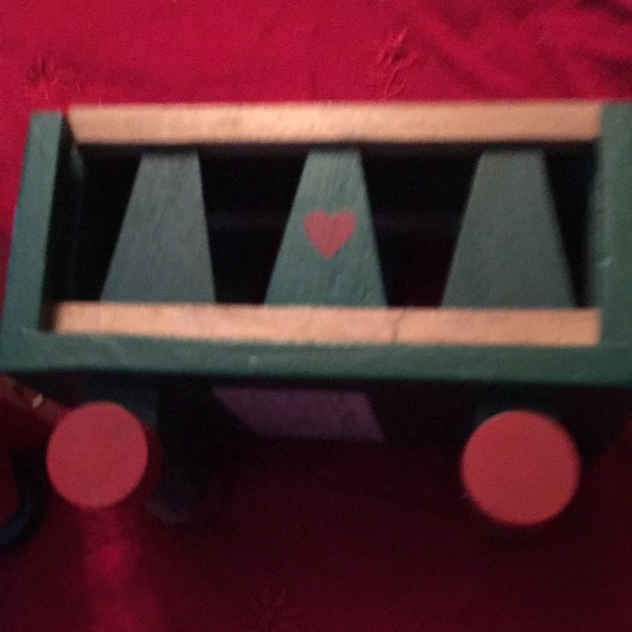 Christmas wooden train set - Picture 4 of 7